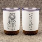 personalizuotas termo puodelis - bokaliukas puodelis su tigru