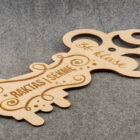 Klasės dekoras Sėkmės raktas medinė dekoracija