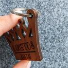 Personalizuotas raktų pakabukas karūna su vardu