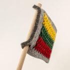 Trispalvė lietuviška vėliavėlė edukacinins rinkinys siuvinėjimui