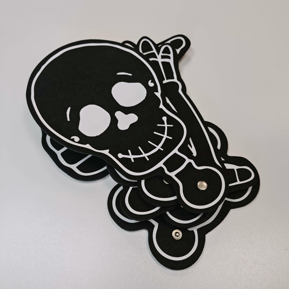 Lavinamasis žaidimas - Sujunk kūno dalis - veltinio skeletas