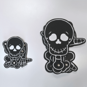 Lavinamasis žaidimas - Sujunk kūno dalis - veltinio skeletas