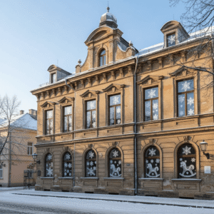 Snaigių rinkinys 12 vnt - karpiniai langų ir sienų dekorui